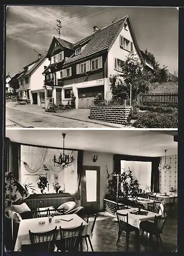 AK Lützenhardt, Hotel-Pension Gonser, Forchenwaldstrasse 207