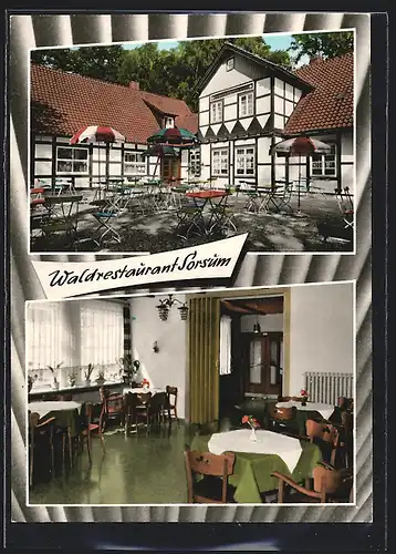 AK Sorsum / Hildesheim, Waldrestaurant von M. Bohnenpoll