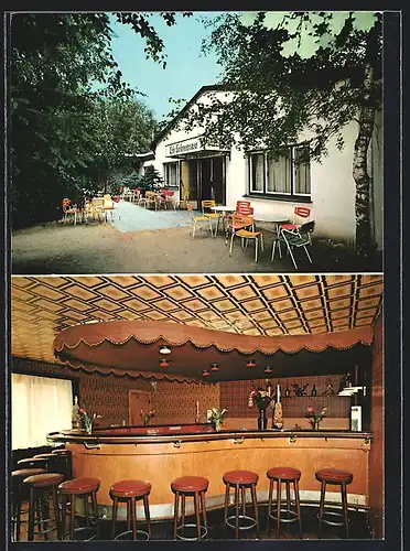 AK Bad Bramstedt, Cafe Birkengrund, Oskar-Alexander-Strasse