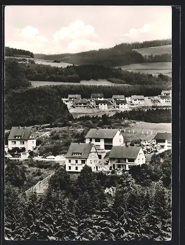 AK Gleidorf /Hochsauerland, Hotel Haus Sempf, Pension Blumenau