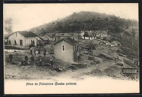 AK Plakalniza, Mine, Bouka polena, Kupfer Bergbau