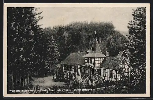 AK Stadtroda /Thür., Gasthof und Pension Weihertalmühle