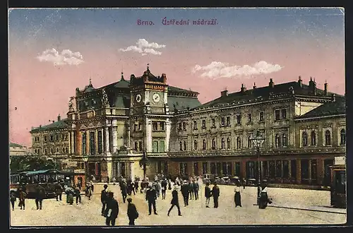 AK Brno, Ustredni nadrazi, Bahnhof