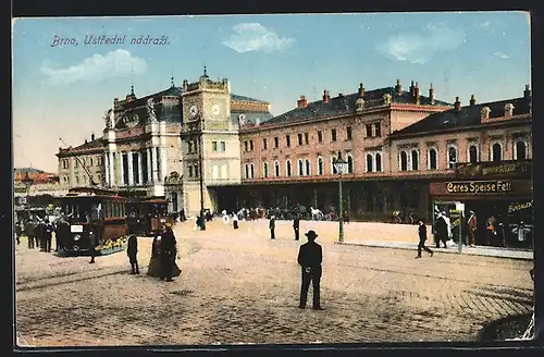 AK Brno, Ustredni nadrazi, Bahnhof