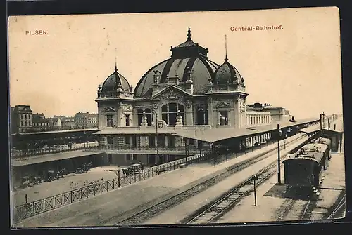 AK Pilsen, Central-Bahnhof