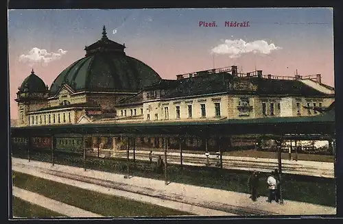 AK Pilsen, Bahnhof