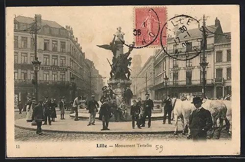 AK Lille, Monument Testelin