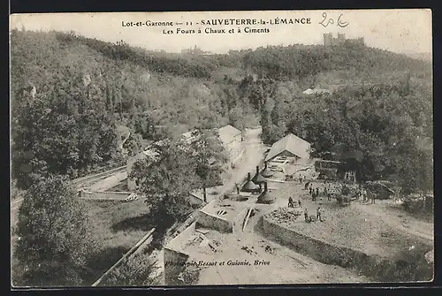 AK Sauveterre-la-Lémance, Les Fours à Chaux et à Ciments