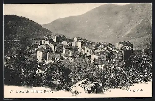 AK Ste-Lucie-de Tallano, vue générale, Panoramaansicht