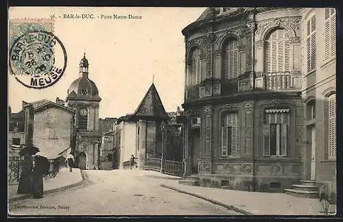 AK Bar-le-Duc, Pont Notre-Dame, Ortspartie