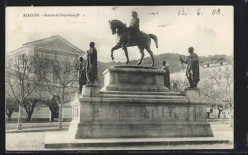 AK Ajaccio, Statue de Napolèon I.