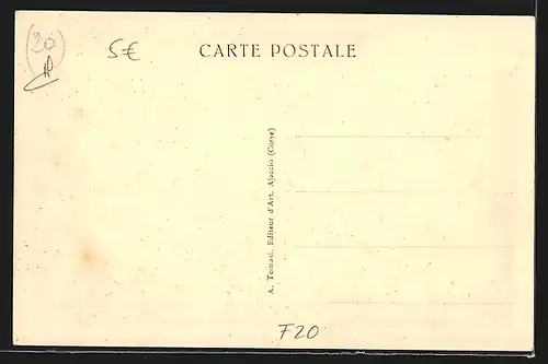 AK Ajaccio, Le Port, Hafen mit Fischerbooten