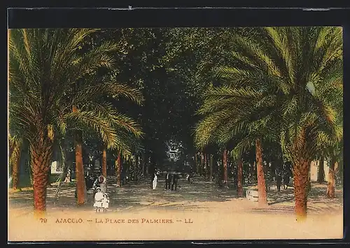 AK Ajaccio, La Place des Palmiers