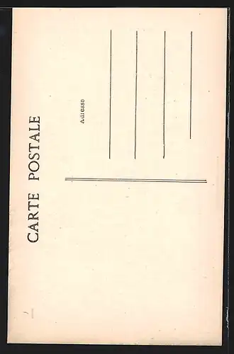 AK junge Frau in französischer Tracht