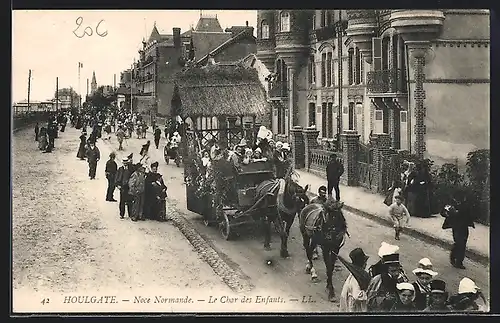 AK Houlgate, Noce Normande-Le Char des Enfants
