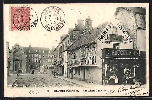 AK Bayeux, Rue Alain-Chartier