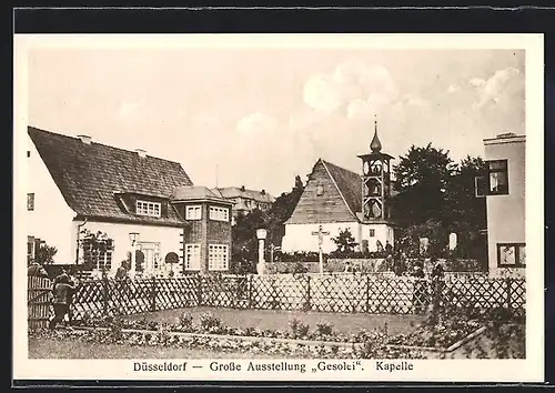 AK Düsseldorf, Grosse Ausstellung Gesolei, Kapelle
