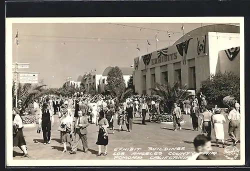 AK Los Angeles, Exhibit Buildings, County Fair Pomona California, Ausstellung