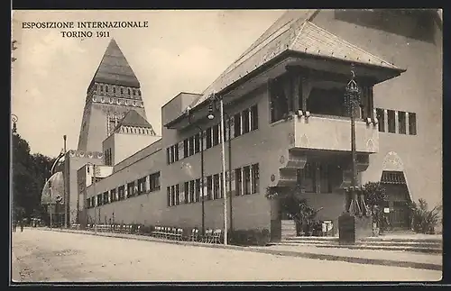 AK Torino, Esposizione Internazionale, Ausstellung 1911- Ungarn-Pavillon