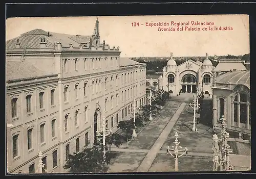 AK Valencia, Exposicion Regional Valenciana, Avenida del Palacio de la Industria, Ausstellung