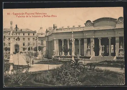 AK Valencia, Exposicion Regional Valenciana, Palacios de la Industria v Bellas Artes, Ausstellung