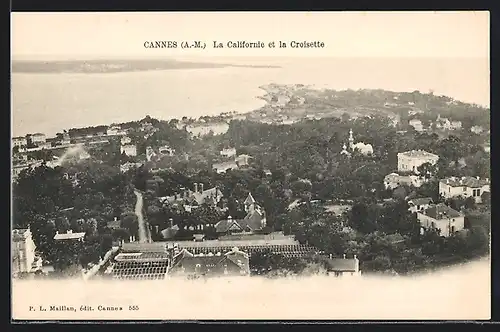 AK Cannes, La Californie et la Croisette