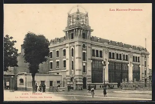 AK Tarbes, Les Hautes-Pyrénées, Le Nouvel Hotel des Postes