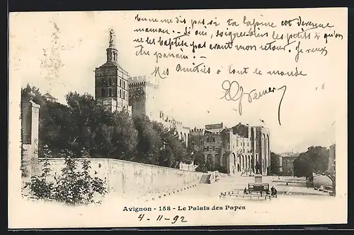 AK Avignon, Le Palais des Papes