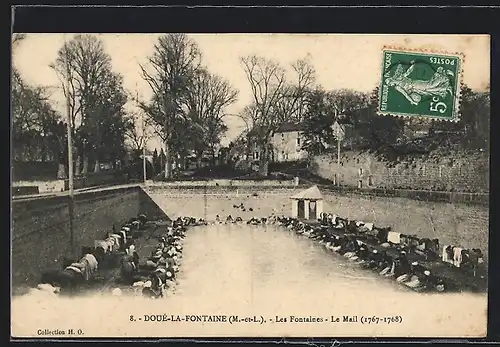 AK Doué-La-Fontaine, Les Fontaines, Le Mail