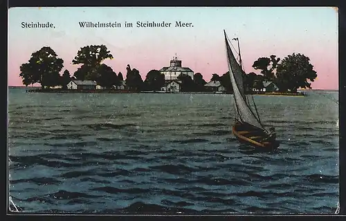 AK Steinhude, Wilhelmstein im Steinhuder Meer