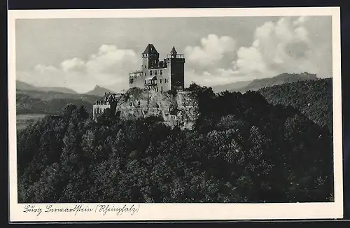 AK Berwartstein, Blick auf die Burg