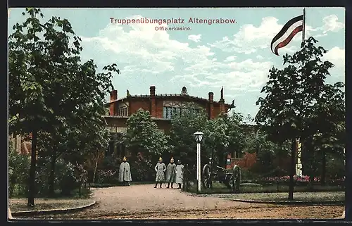 AK Altengrabow, Truppenübungsplatz, Offizierkasino