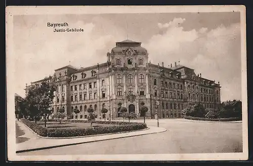 AK Bayreuth, Blick auf das Justiz-Gebäude