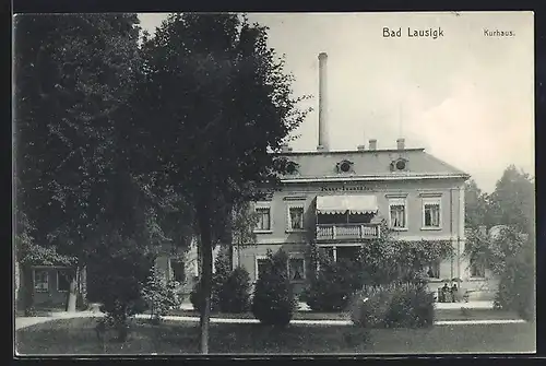 AK Bad Lausigk, Partie am Kurhaus