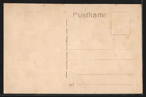 AK Bad Ilmenau, Blick auf die Goethestrasse