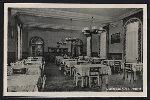 AK Graal-Müritz, Rich. Assmann-Heim VAB, Speisesaal, Interieur