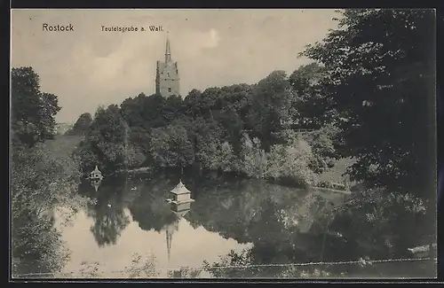 AK Rostock, Teufelsgrube am Wall