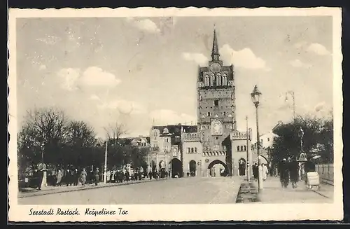 AK Rostock, Blick aufs Kröpeliner Tor