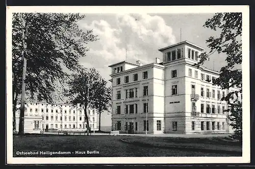 AK Heiligendamm, Wiesenpartie am Haus Berlin