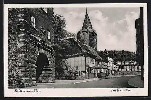 AK Mühlhausen i. Thür., Am Frauentor
