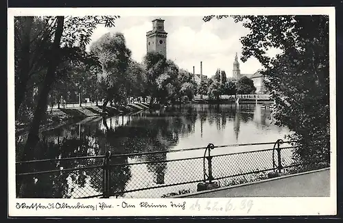 AK Altenburg /Thür., Am kleinen Teich