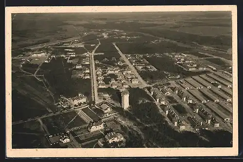 AK Grafenwöhr, Panoramablick aus dem Flugzeug