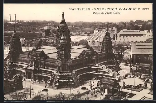 AK Marseille, Exposition coloniale 1922, Palais de l`Indo Chine