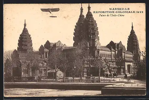 AK Marseille, Exposition coloniale 1922, Palais de l`Indo-Chine