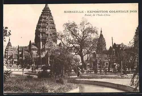 AK Marseille, Exposition coloniale 1922, Palais de l` Indo-Chine