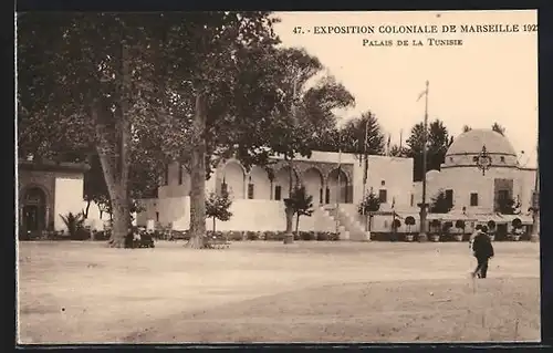 AK Marseille, Exposition coloniale 1922, Palais de la Tunisie