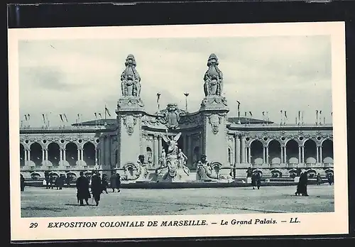 AK Marseille, Exposition coloniale 1922, Le Grand Palais