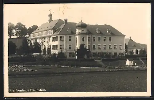 AK Traunstein, Städt. Krankenhaus aus der Ferne