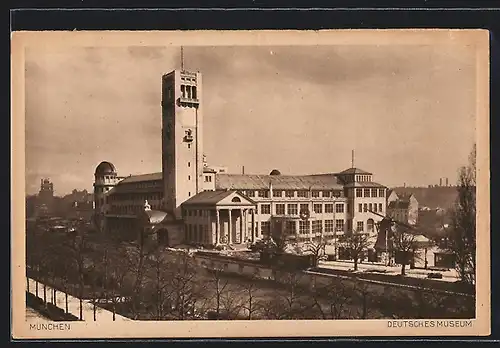 AK München, Anlagen am Deutschen Museum