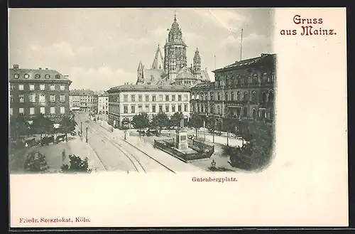 AK Mainz, Gutenbergplatz